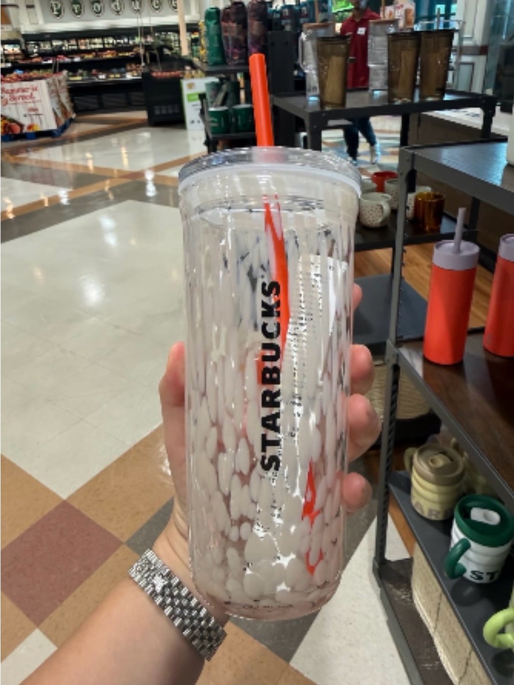 Starbucks Fall 2026 Clear Orange PSL Icon
Glass Cold Cup 16oz NWT
